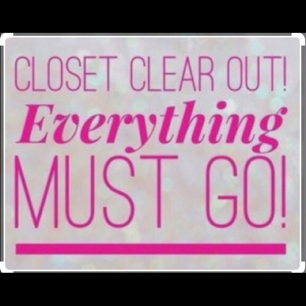 Closet Sale!